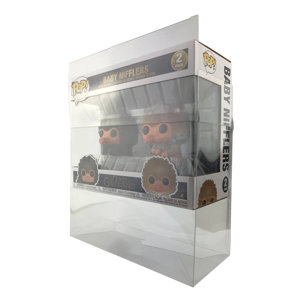 2-packnifflerhalf 5 stuks Protector case voor 2-pack Funko POP!™ - Flexibele sleeve by REBL™ - Afbeelding 1