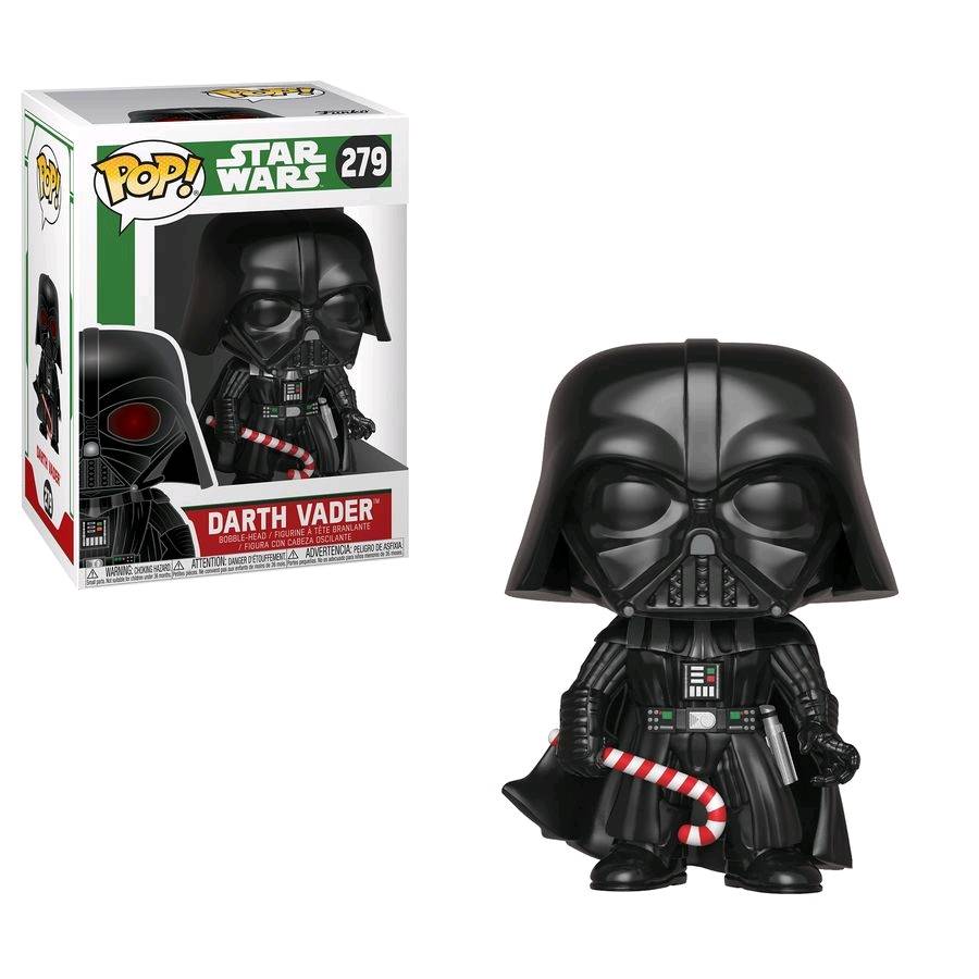 fun33884-sw-vader-holiday-pop Darth Vader #279 met kans op Chase - Star Wars - Funko POP! - Afbeelding 1